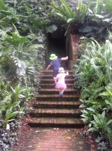 The Sally Gate at Fort Canning Park is not usually this reminiscent of Picnic At Hanging Rock.