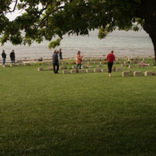 War graves at ANZAC Cove, Turkey.